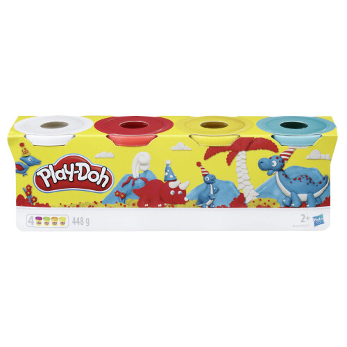 Play-Doh Play-Doh Σετ 4 Κουτιών 4 oz, Κλασικά Χρώματα 2