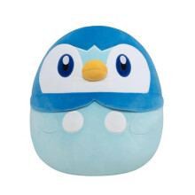 Original Squishmallows Pokémon 14-Inch Piplup Plush - Add Piplup to your Squad, Ultrasoft Stuffed Animal Plush, Official Plush - Plush Soft Toy