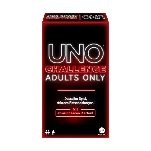 Mattel UNO DARE Adults Only, Version: German, JBF58