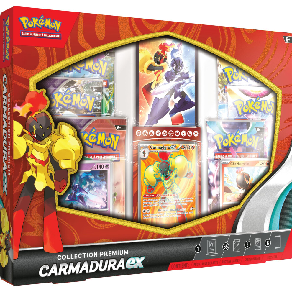 TCG: Carmadura-ex Premium Collection (6 Booster Packs and 2 Shiny Promo Cards)