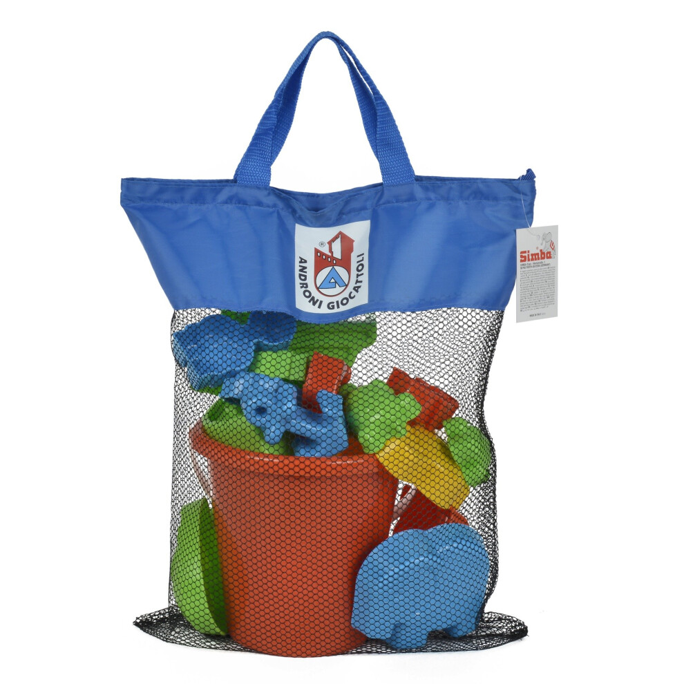 107114090 Sand Play Set, Bucket Set, Sandpit, 22 Pieces, 50 x 26.5 cm, Only One Item Will Be Delivered