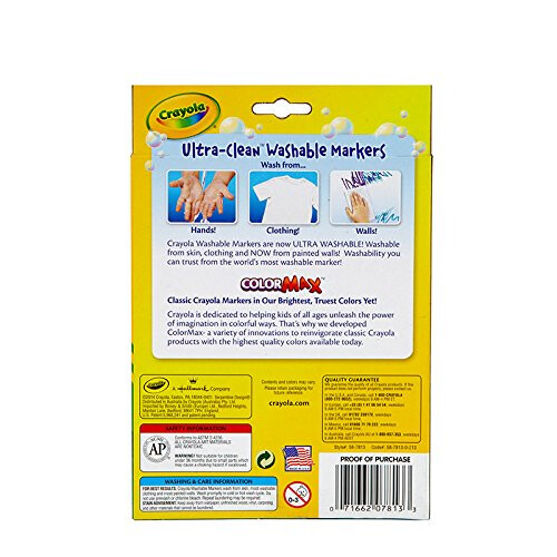 Crayola Fine Line Markers, Washable Markers, 12 Count 1