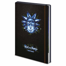 Rick and Morty Diary 2023, A5 Hard Cover, Week to a View Planner (Cybernetics Design) - Official Merchandise, Multi-Colour, SR74106