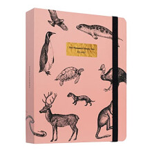 Official Vintage Animals A5 2022 Week To View Diary - 2022 Weekly Planner - A5 Planner With Stickers and Pocket - 2022 Diary