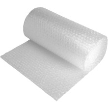 Bubble Wrap Roll For Packaging - 300mm Wide Clear Polythene Small Air Bubble Wrap for House, Office, Warehouse Packing - Packaging Material for