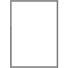 1 Label Per Sheet Self Adhesive Address Labels Easy Peel Sticker A4 Sticky Paper Laser Inkjet Printing Shipping Mailing 200x289mm (25 Sheets)