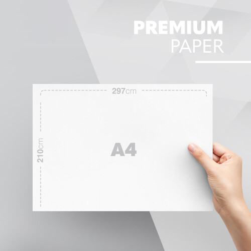 Multi-Purpose A4 Printer Paper, 75gsm A4 Paper, 1 Ream, 500 Sheets, White 1