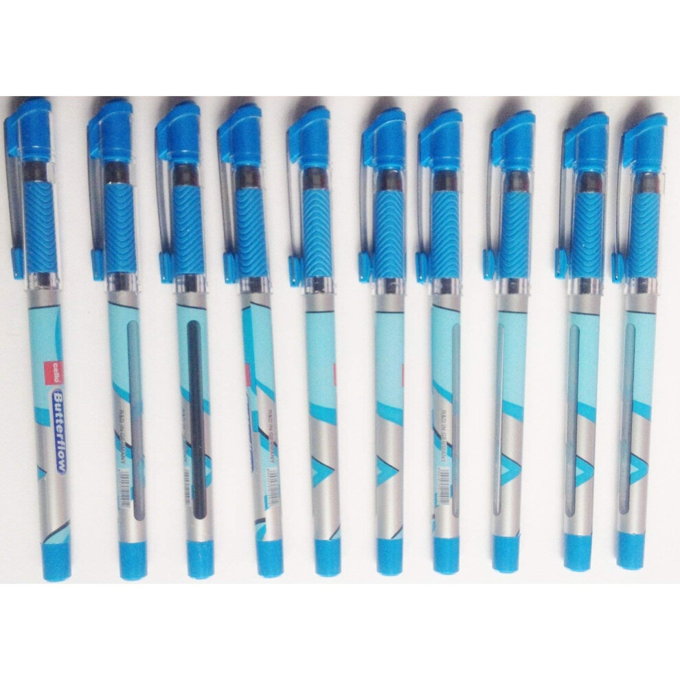 Butterflow Ballpoint Pen Blue Pack of 10