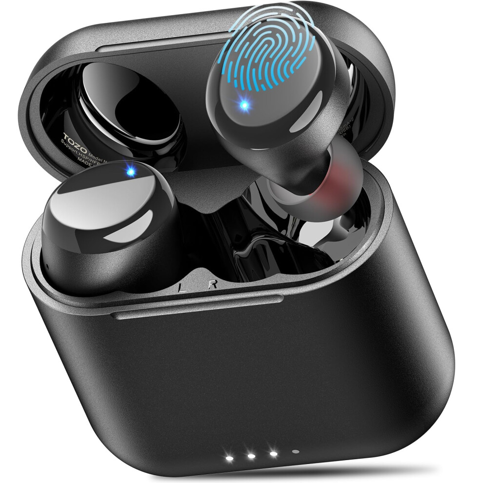 T6 Wireless Earbuds Bluetooth 5.3 Headphones, Ergonomic Design In-Ear Headset, 50Hrs Playtime With Wireless Charging Case, App Eq Customisable, Ipx8 6971681317739