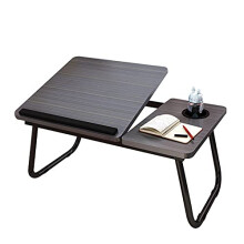 Laptop Bed Table,Laptop Bed Desk with Foldable Legs & Cup Slot, Folding Table Adjustable Trays, Reading Book Holder Notebook Laptop Stand Laptop Tray