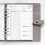 A5 Business Day Per Page English Appointments Diary - 2024, White 3