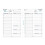 A5 Business Day Per Page English Appointments Diary - 2024, White 5