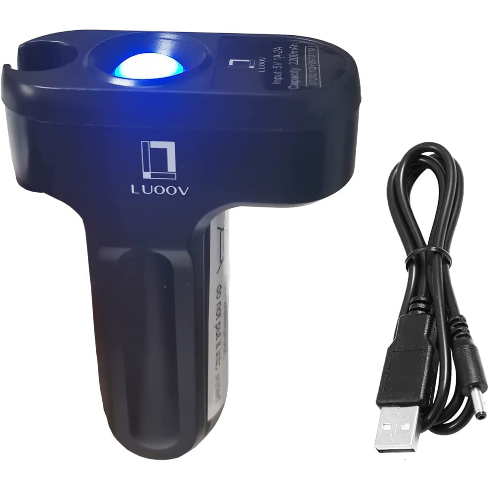 Luoov Usb Rechargeable Spare Battery 2200Mah, Compatible With Portable Shower, Pack Of 1