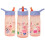 Peppa Pig Nostalgia Water Bottle with Flip up Straw, 400ml, Pink 1