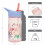 Peppa Pig Nostalgia Water Bottle with Flip up Straw, 400ml, Pink 3