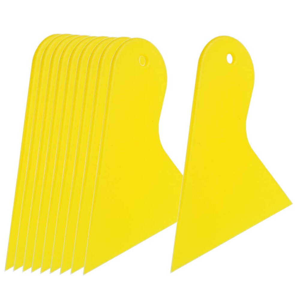 10Piece Plastic Scraper For Remove Decals Stickers, Plastic Spreader For Applying Fillers, Putties, Glazes, Caulks And Paint 8431223526732