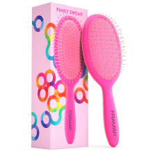 Framar Detangling Brush til kr?llet h?r - H?rb?rster til kvinder V?d h?rb?rste til kvinder H?rb?rster Pink Hair Brush Detangler reducerer brud kr