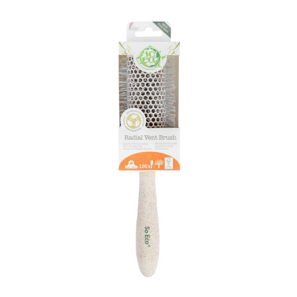 Ceramic Round Brush 43mm, Stone