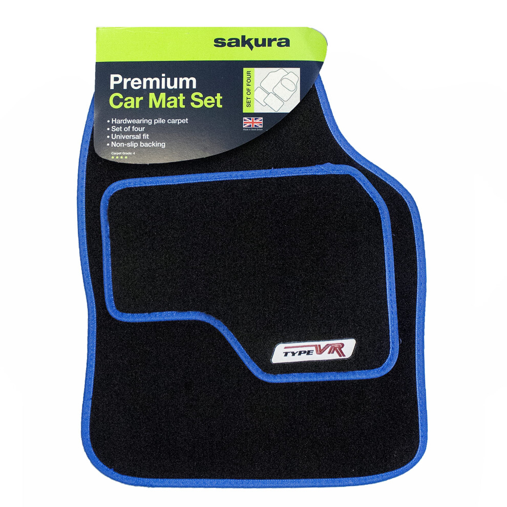 Ss5305 Universal Car Mat Set, Blue 5011927203639