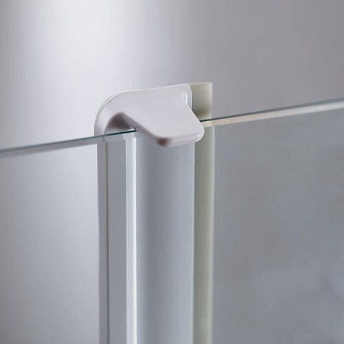 Joseph Joseph Easystore Compact Bathroom Silicone Shower Squeegee - Grey/White, 8 2