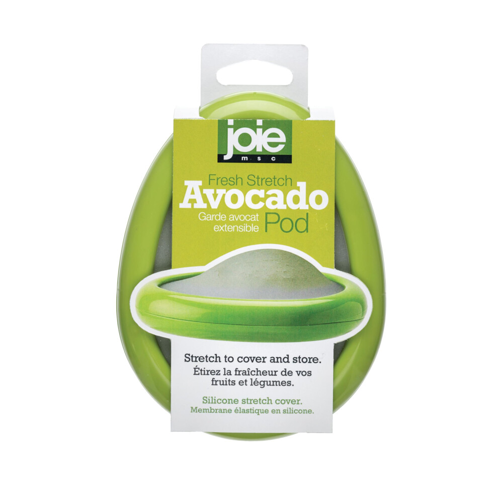 Joie 35033 Avocado Saver And Storage Containter, Holder, Pod For The Fridge, Silicone Cover, Green
