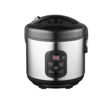 Digital Rice Cooker 1L – 4-6 Portions White & Brown Plus Porridge Setting