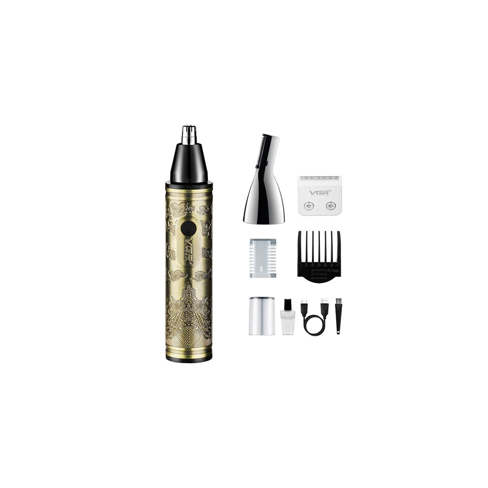 VGR 4-in-1 Nose and Ear Hair Trimmer for Men - Eyebrow Body Razor Beard Shaver - Image 2