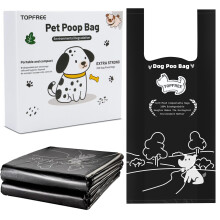 Poo Bags for Dog Waste,300 Dog Poo Bags, Environmentally Friendly, Extra Thick, Super Strong, 100% Biodegradable Dog Bags, Easy-tie Handles,