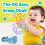 Bright Starts Oball Rattle Easy-Grasp Toy - Pink, Ages Newborn+ 5