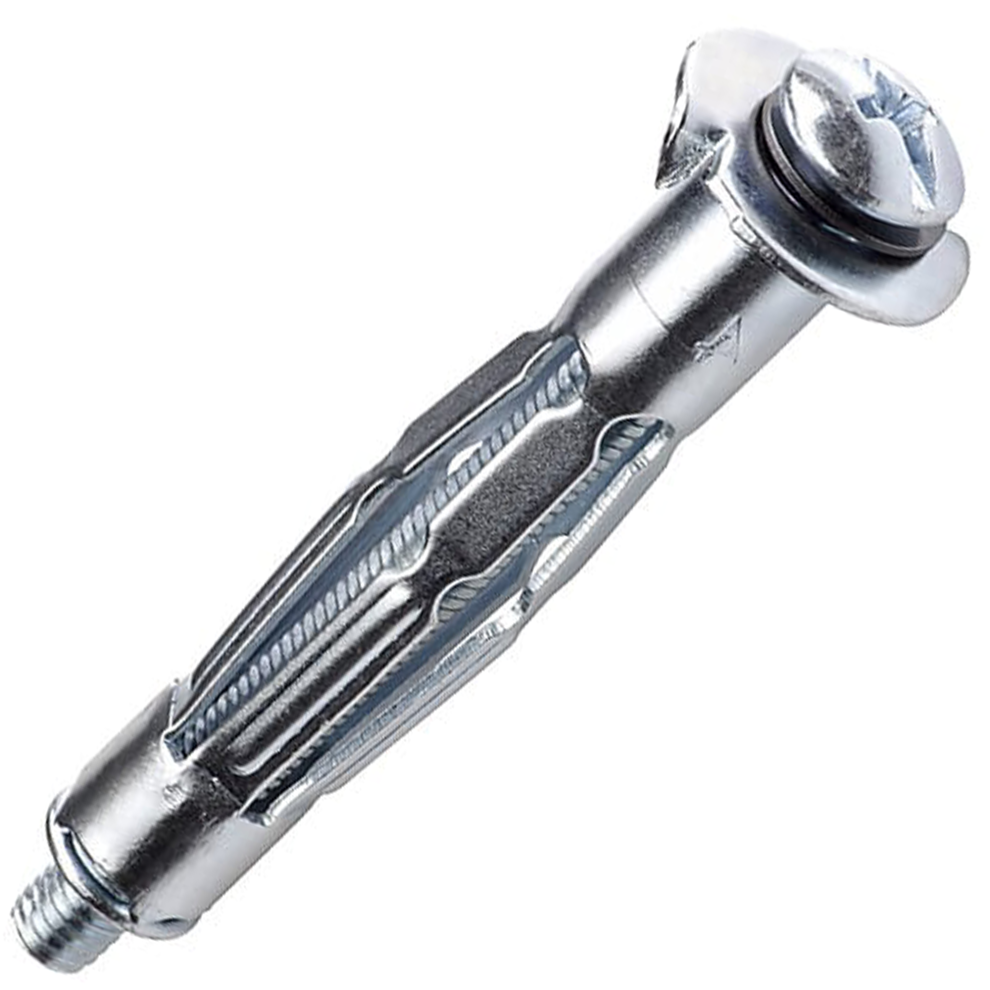 (Pack of: 20, M5 x 37mm (5x12)) DIYUK Plasterboard Cavity Wall Fixings Anchors Plugs Molly Heavy Duty Metal Screw