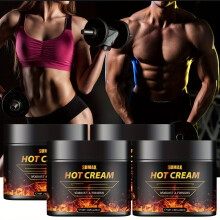 (4PCS-Hot Sweat Cream) 60ml/pcs Hot Cream, Muscle Body Massage Cream, Body Lotion Glycerin-Rich