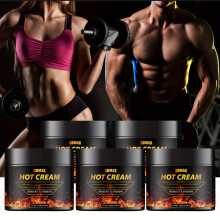(5PCS-Hot Sweat Cream) 60ml/pcs Hot Cream, Muscle Body Massage Cream, Body Lotion Glycerin-Rich