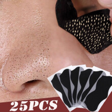 (25Pcs) 25pcs Nose Blackhead Remover Mask Pore Cleaner Mask Deep Nose Pore Cleaning Skin Care