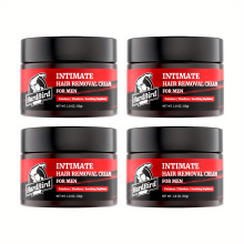 (200g-4bottle) 50g Painless Mens Hair Removal Cream - Gentle, Non-Irritating, Quick Hair Remover