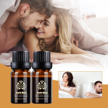 (2pcs-Men's Essential Oil) 10ml/pcs-Men's Massage Essential Oil With Ginseng, Jojoba, And Olive