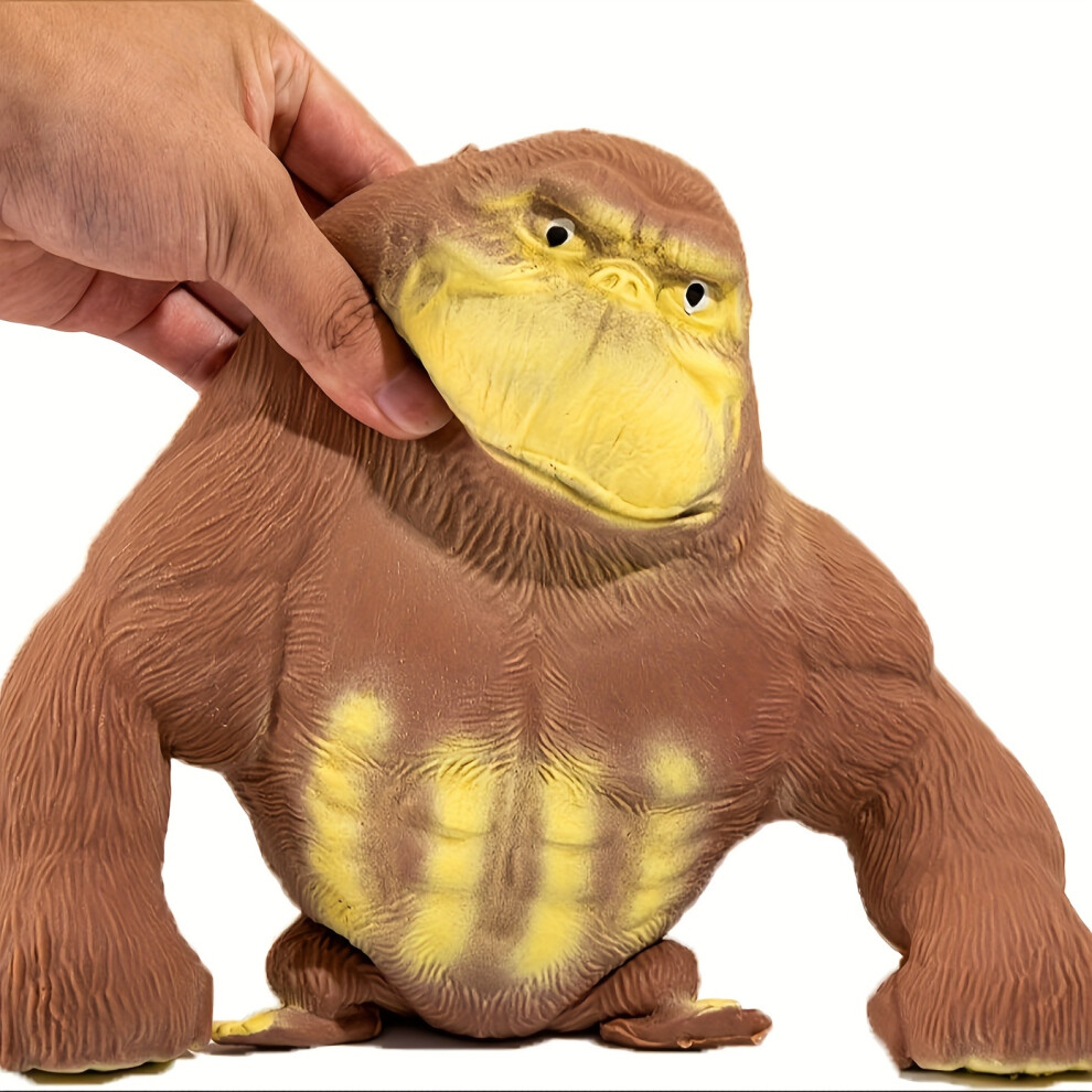 (1 pc gorilla king) Squishy Monkey Decompress And Squeeze Stress Toy, Cute As Animal Styling Stress Relief Stretchy Toys