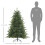 Homcom HOMCOM 5 Ft Artificial Christmas Tree with Metal Base, Hinged Branches 2