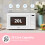 COMFEE' 700w 20 Litre Digital Microwave Oven with 6 Cooking Presets 2