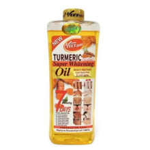 Veet gold Turmeric Super Whitening Oil help brighten and even out skin tone 1000 ML
