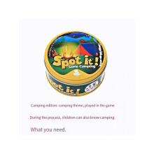 (camping version) Dobble Card Game | Family Card Game Christmas Gift