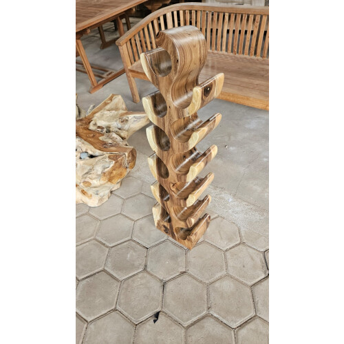 12 bottle wine rack solid wood
