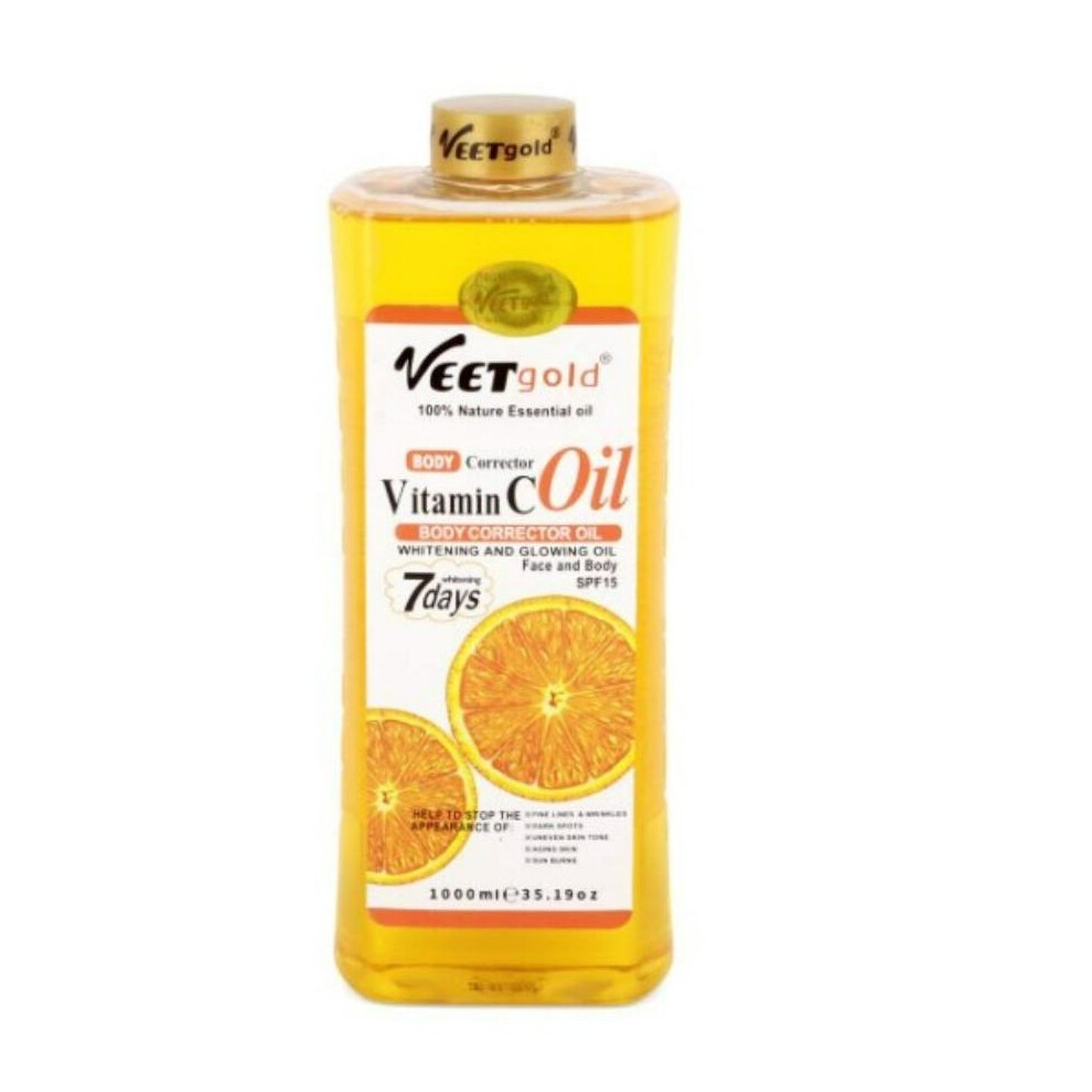 Veet gold Orange Vitamic C Oil Body Corrector Oil 1000 ML