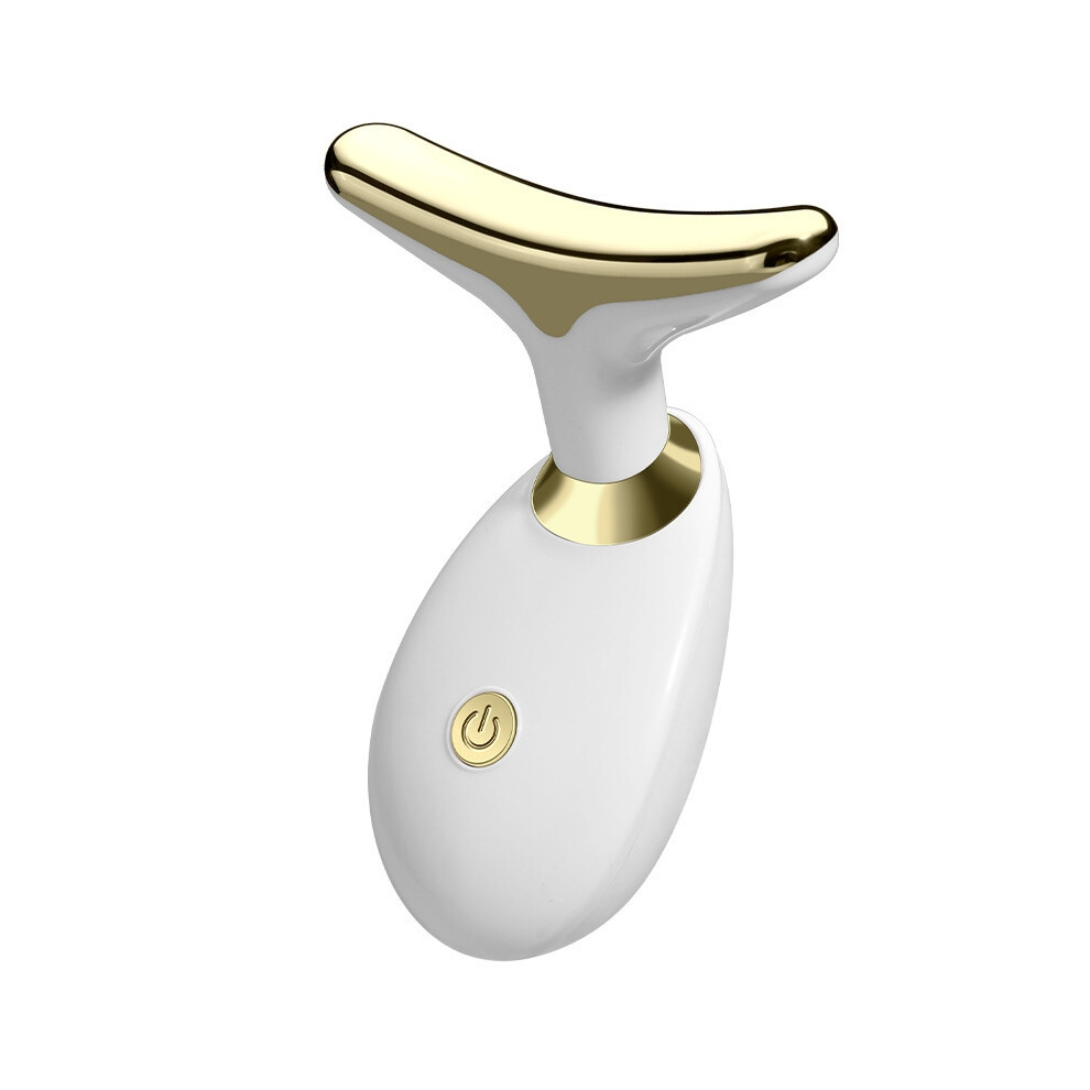 Bghone White/Gold ( Gold) Household Lifting And Firming Facial Electric Introduction Lifting And Firming Beauty Massage Instrument