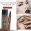 (Light Brown) 4 Tipped Precise Brow Pen, 4 Point Eyebrow Pencil Waterproof Liquid Eyebrow Pen Makeup With a Micro-Fork Tip Applicator 2