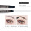 (Light Brown) 4 Tipped Precise Brow Pen, 4 Point Eyebrow Pencil Waterproof Liquid Eyebrow Pen Makeup With a Micro-Fork Tip Applicator 5