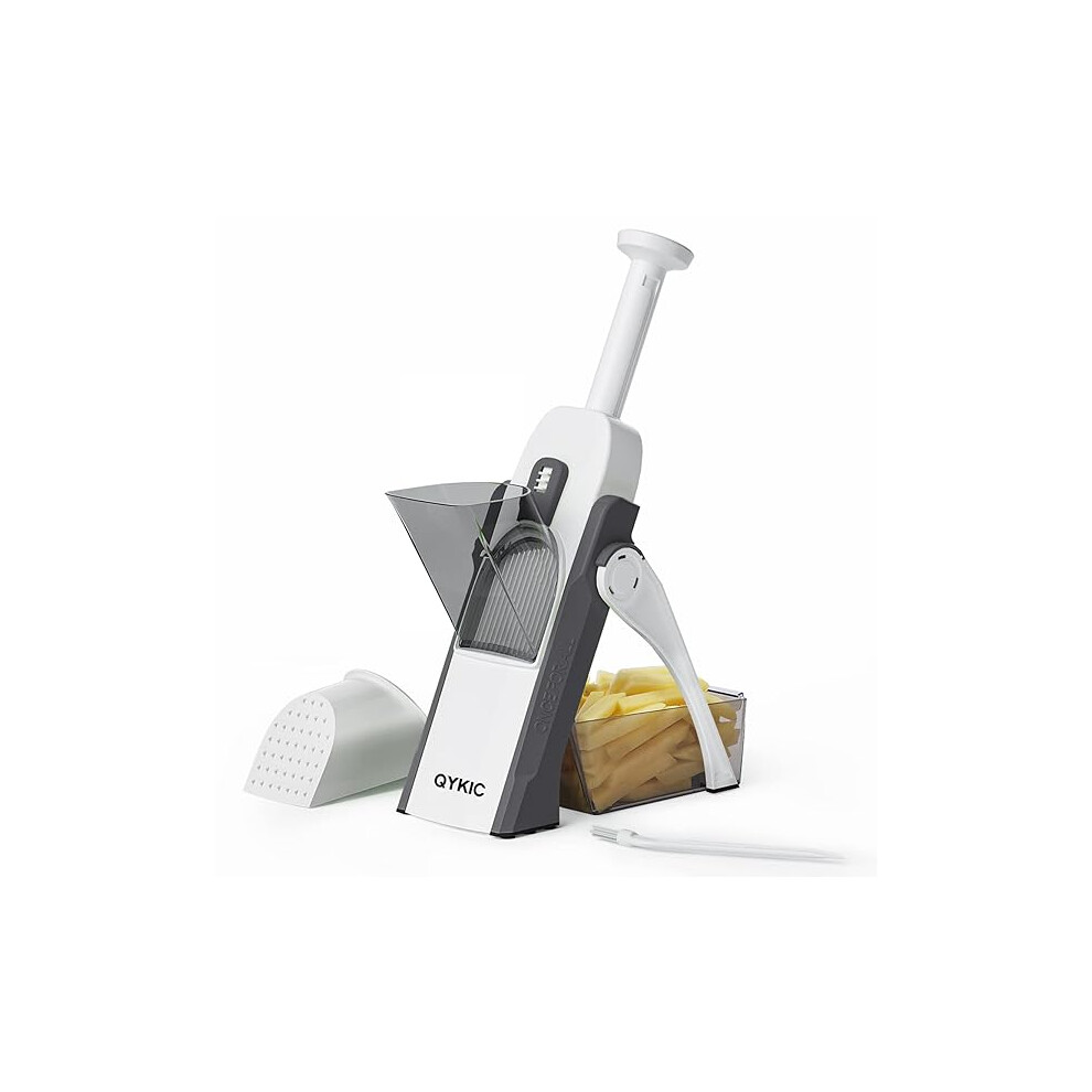 QYKIC Safe Mandoline Slicer, Vegetable Slicer, Potato Slicer, Vegetables Chopper