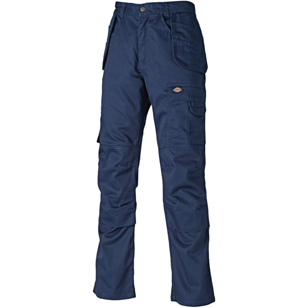 (30R, Dark Navy) Dickies Mens Redhawk Pro Work Trousers