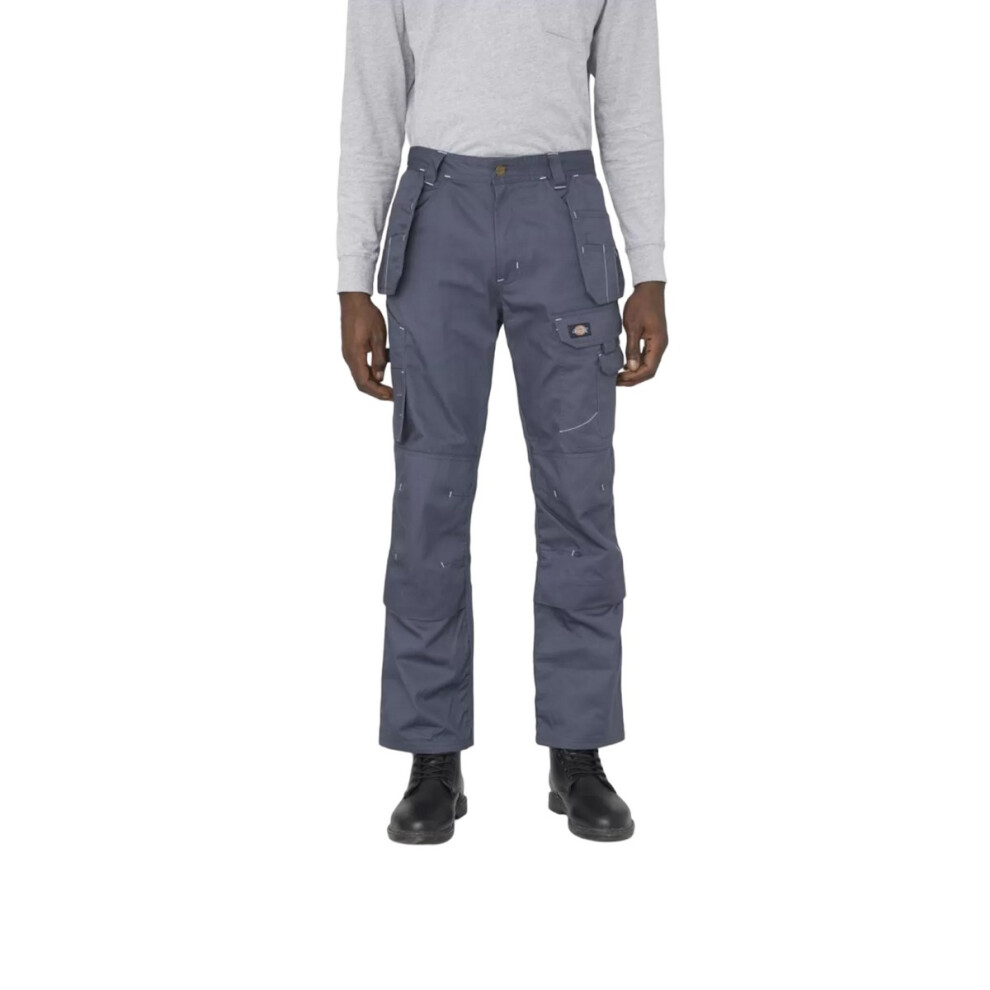 (34R, Thunder Grey) Dickies Mens Redhawk Pro Trousers