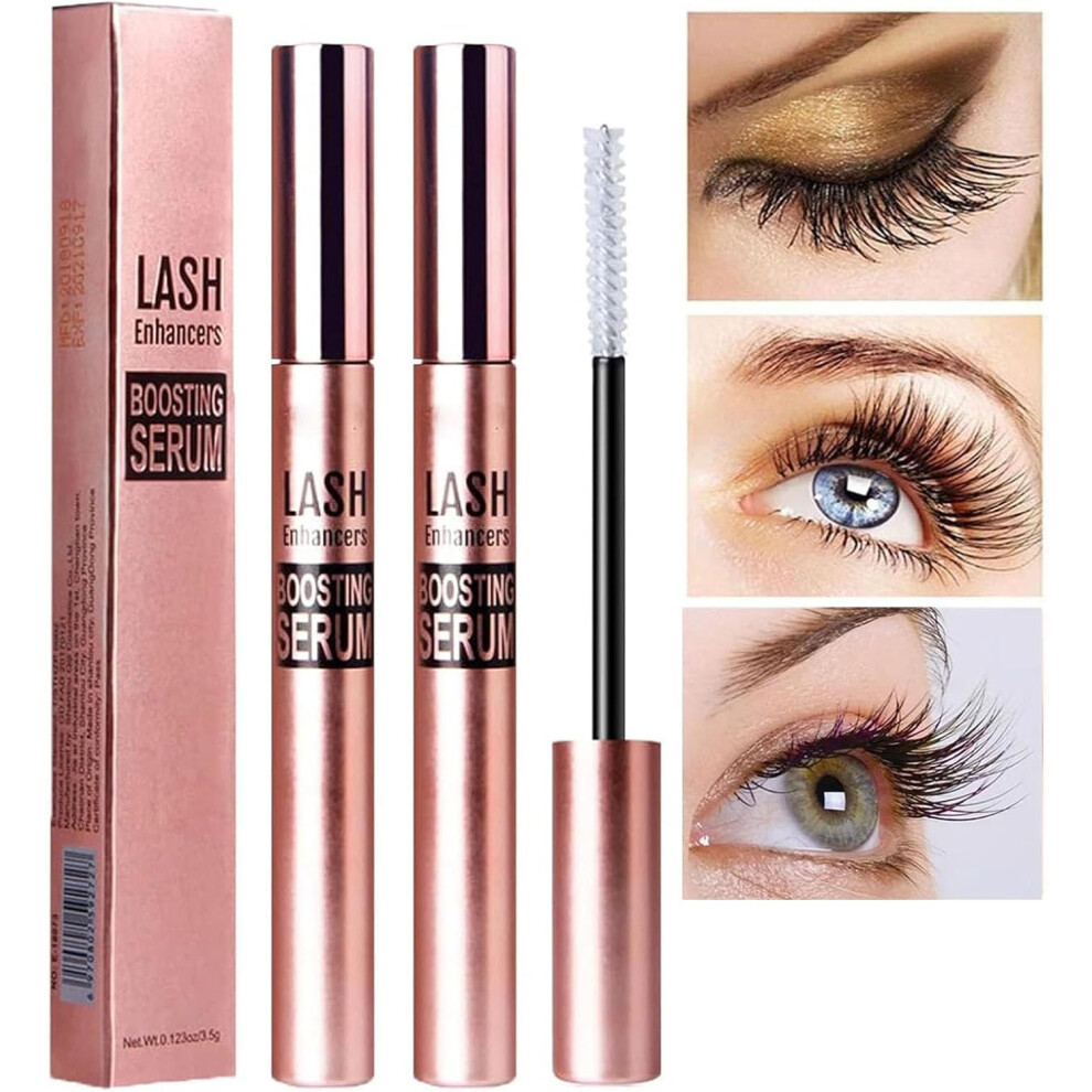 Gogerstar 2Pcs Lash Serum, Eyelash Growth Serum, Lash Enhancers Boosting Serum, Lash Growth Serum For Eyelash Longer Fuller Thicker