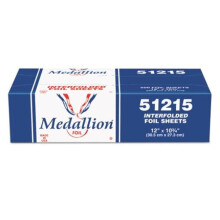 Handi-Foil HFA51215 Medallion Interfolded Foil Sheets - 6 per Box - 500 per Sheet
